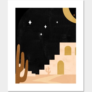 Desert Night Sky Posters and Art